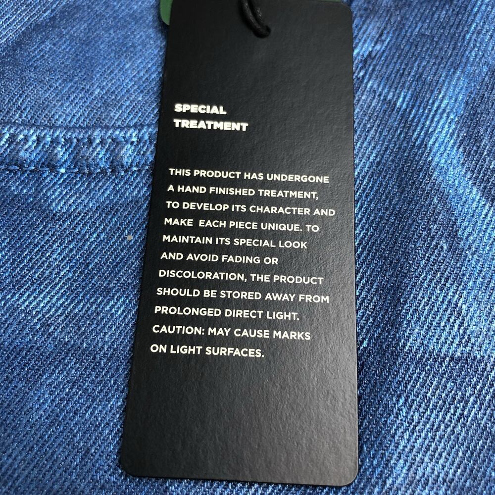 GStar Raw Viktoria High Rise Straight LUNA BLUE METAL Jeans Size 28 x 34 - Picture 5 of 12